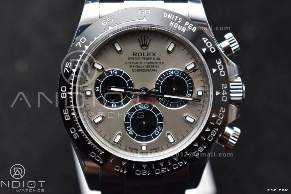 Strap FlexibleFit on Best DD Daytona VSF flex Oyster 904L Dial Steel 116519 Edition Gray 1:1 775 1021
